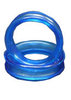 Finger Ring, 29 mm, blue, 2 pcs